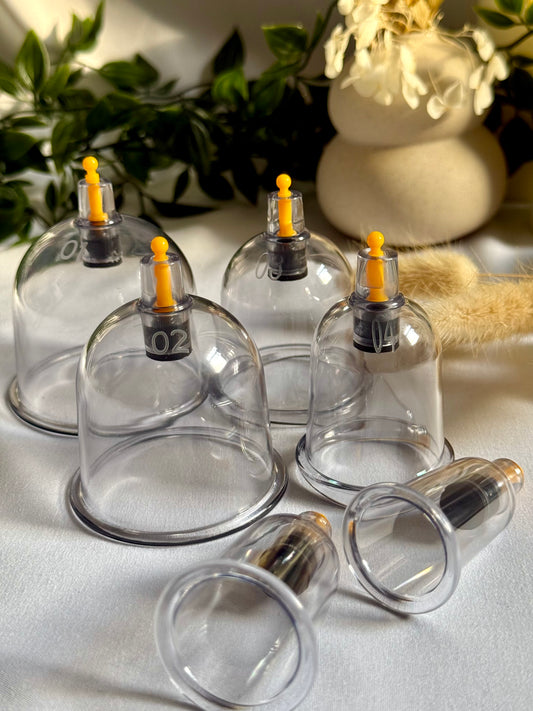 1000 Hijama Cupping Cups + 16 Pieces Glass Set