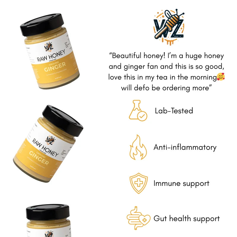 Ginger Infused - Raw Honey